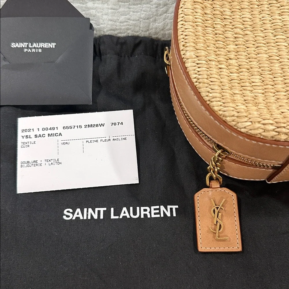 Saint Laurent Mica Hatbox Crossbody Bag - Picture 5 of 14